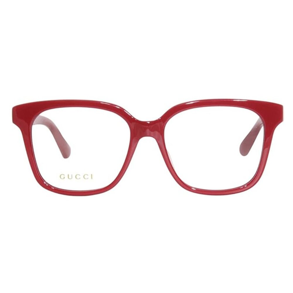 NEW GUCCI SQUARE EYEGLASSES GUCCI GG1192O 006 RED CLEAR EYEWEAR - Picture 2 of 3